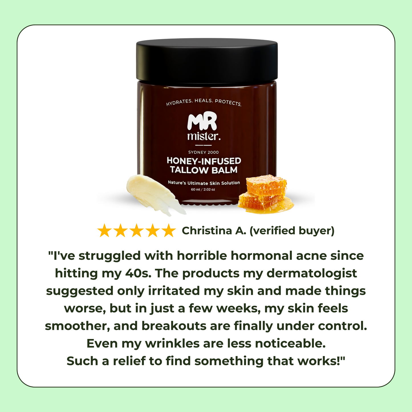 Honey-Infused Tallow Balm