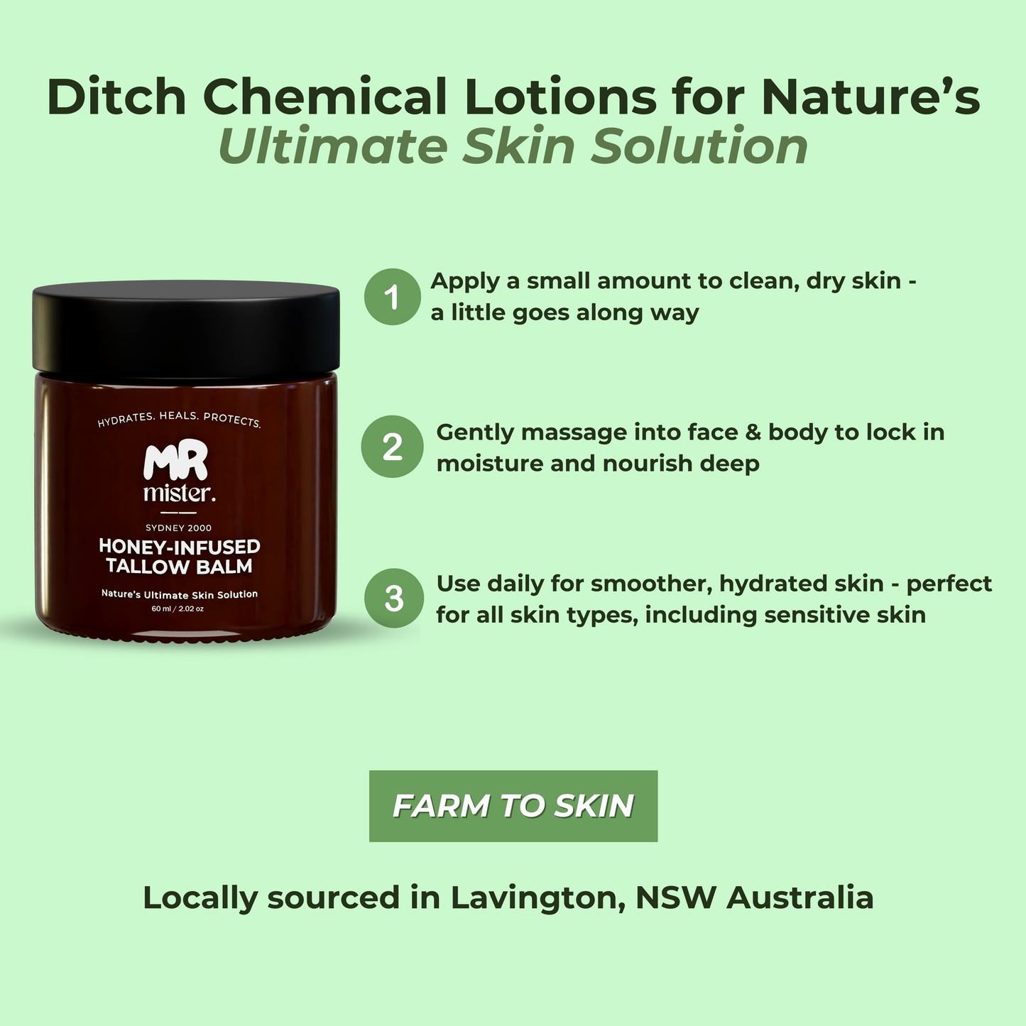 Honey-Infused Tallow Balm